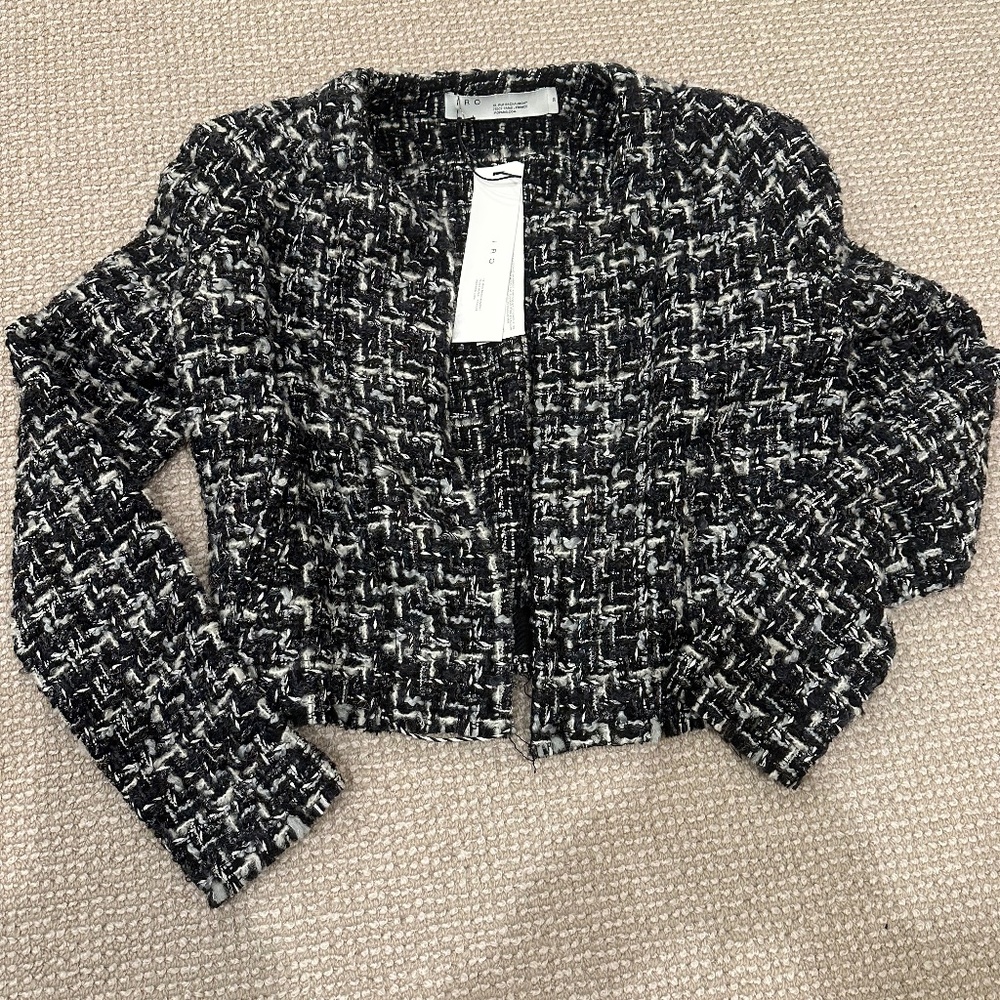Iro tweed jacket NWT